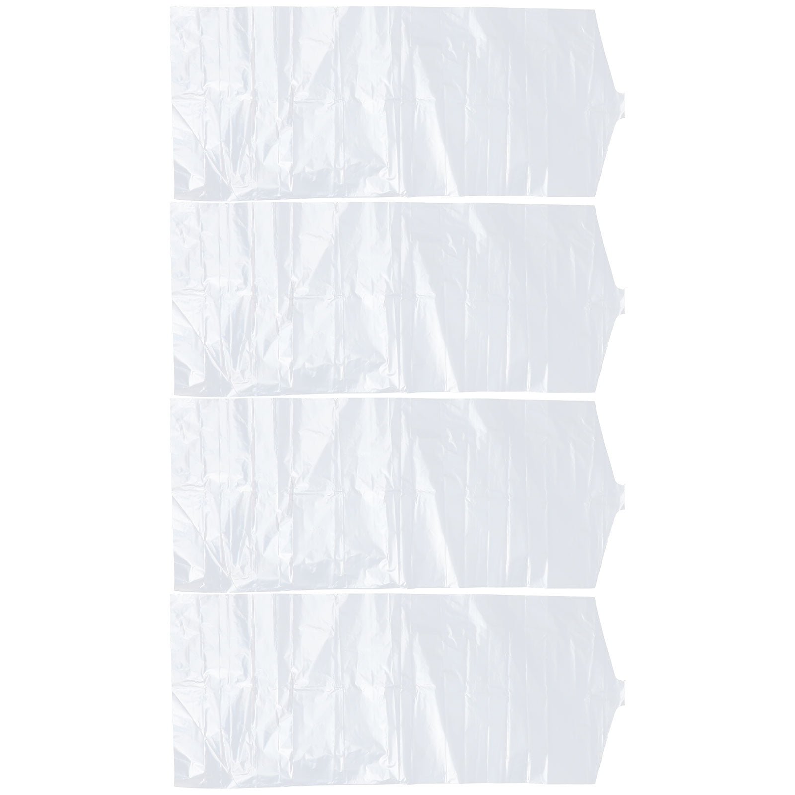 Raindrops 8 pcs  Hanging Garment Bag Clothes Rack Covers Transparent Clothing Bags for Wardrobe