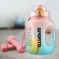 thumbnail image 4 of Gobelet d'Eau Grande Capacité, Bouteille d'Eau Transparente avec Poignée, Bouteille d'Eau d'Un Gallon avec Paille, Bouteilles d'Eau Sport Étanches, Grandes Cruches d'Eau Portatives, Contenant d'Un Gallon Réutilisable pour le Gym, la Randonnée en Plein Air, 4 of 6