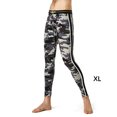 thumbnail image 2 of Qarigey Calzoncillos largos, pantalones cálidos, ropa para hacer ejercicio, trotar, ropa interior de otoño, mallas suaves elásticas finas Prendas para la parte inferior del cuerpo Negro y gris SG, 2 of 6
