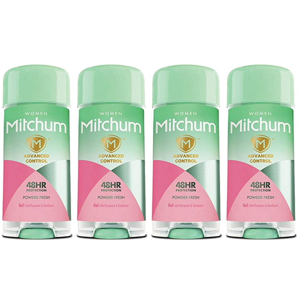 (4 Pack) Lady Mitchum Odor Control Antiperspirant And Deodorant, Powder