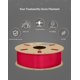 thumbnail image 5 of Filamento DURAMIC 3D PLA+ de 1,75 mm, 1 kg, rojo vino para impresora 3D, 5 of 7