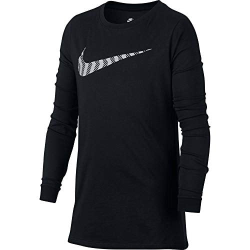 nsw swoosh ls crew neck