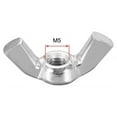 thumbnail image 4 of 20Pcs Zinc Plated Wingnuts M3 M4 M5 M6 M8 Hand Tighten Ear Nuts Butterfly Nut Fasteners Parts Wing Nuts Hurrican Screws M3, 4 of 7