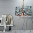 thumbnail image 4 of Merry Christmas Shih Tzu Enjoys Woofmas Winter Xmas Holiday Horizontal Matte Canvas Poster Lion Dog Lover Gifts Wall Art Home Decor - 02022, 4 of 5