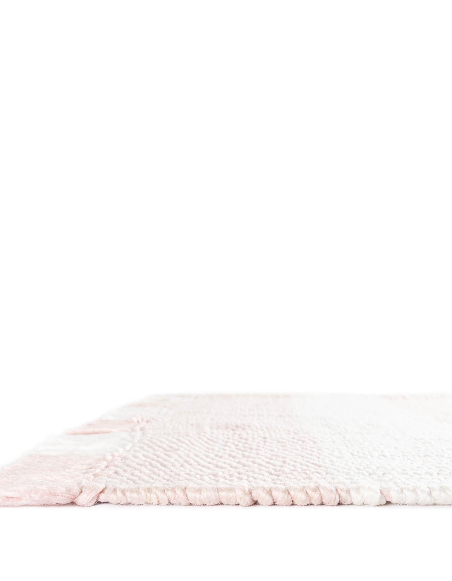Unique Loom Eco Plaid Indoor Outdoor Washable Collection Area Rug - Balmoral (6' 1" x 9' Rectangle Pink/Ivory)