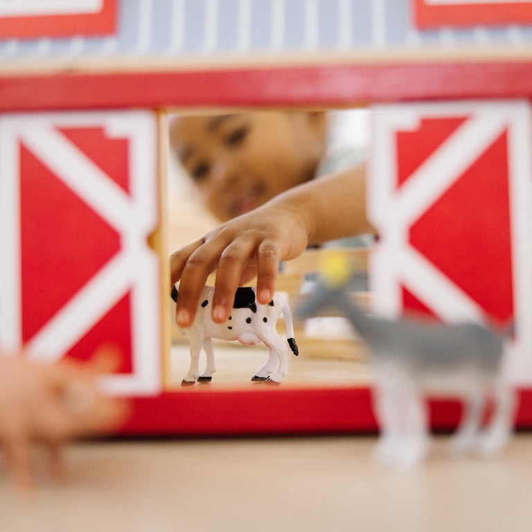 Melissa & Doug Fold and Go Wooden Barn Play Set photo 7