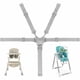 thumbnail image 1 of Universal High Chair Harness Adjustable High Chair Strap with POM Buckle Safety Attachment 5-Point Comfort Attachment, 1 of 5