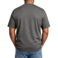 thumbnail image 4 of Zimjoy Big and Tall Men's Tee Shirts L-5XL Crew Neck Short Sleeve T Shirt Relaxed Fit Basic Casual Everyday Tee Gray 2XL, 4 of 6