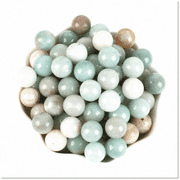 100pcs 6mm Natural ite Gemstones - High-Quality Loose Spacer Round Stone Beads for Exquisite Jewelry Making - Necklaces, Bracelets