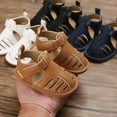 thumbnail image 6 of adviicd Baby Shoes Boy 12-18 Months Baby Sandals Girl 6-12 Months Baby Girls Boys Sandals 0-24 Months Toddler Summer Baby Shoes Non-Slip Rubber Sole, Walking Shoes Brown 4, 6 of 9