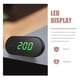 thumbnail image 3 of 1pc LED Digital Reloj de despertador Reloj de escritorio LED Luminoso Reloj de alarma con cable, 3 of 7