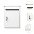 thumbnail image 6 of yotijay Suggestion Collection Box Large Drop Box Outdoor Outside Rust Resistant Lockable white, 6 of 9