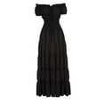 thumbnail image 2 of Vestido camisero Medieval Perfecl Negro XL, 2 of 8