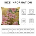 thumbnail image 6 of JRXY Spring Pillow Covers Vintage Cherry Blossom Farmhouse Chinoiserie Watercolors Tree Floral Yellow  Decorative Soft Bedroom Dorm Sofa Outdoor Pillow 2pcs White, 6 of 6
