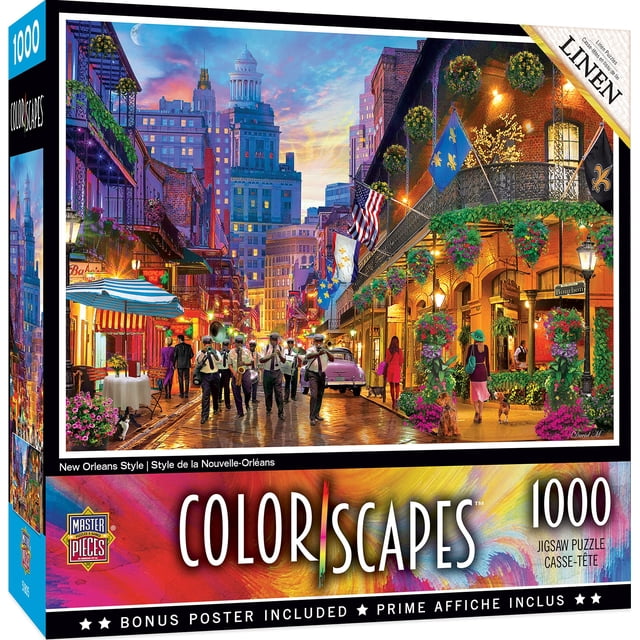 Rompecabezas MasterPieces estilo Nueva Orleans 1000 piezas