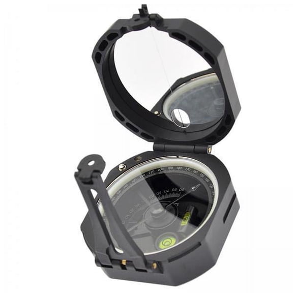 Yunhgft 3x Multifunction Camping Compasses with Pouch Hiking Mirror Hunting Survival
