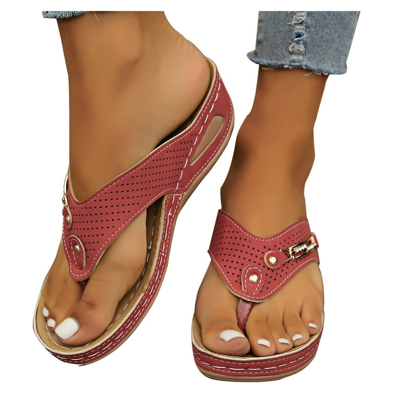 CQONEPT Orthopedic Sandals for Women Flip Flops Dressy