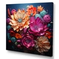 thumbnail image 2 of Designart "Vibrantly Colorful Blooms" Pop Art Canvas Prints, 2 of 7