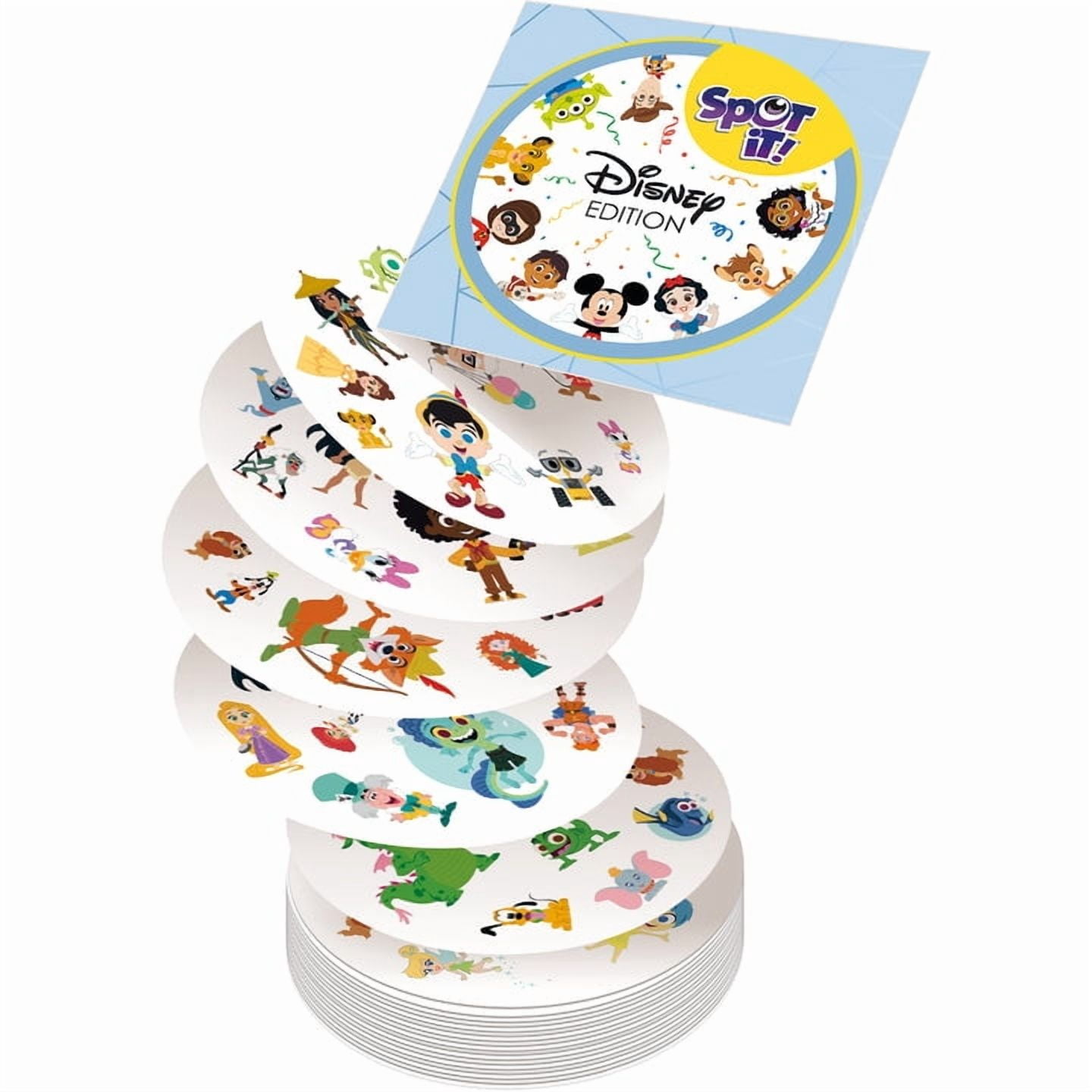 Spot It Disney Refresh Family Card Game for Ages 6+, from Asmodee