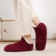 thumbnail image 3 of Unisex Fluffy Fuzzy Warm Slipper Socks for Men Women, Thick Fleece Lined Non-Slip Socks For Indoor Floor, 3 of 4