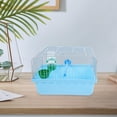thumbnail image 4 of Pawsdot 1Pcs Portable Bird Cage for Small Animals Travel Rectangular Blue ABS Iron, 4 of 8