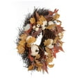 thumbnail image 4 of Wreath w/ White Pumpkins, 4 of 5