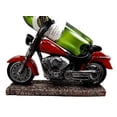 thumbnail image 2 of Atlantic Collectibles Vintage Red Road Hog Chopper Motorbike Wine Holder Figurine 13.25" Long, 2 of 6