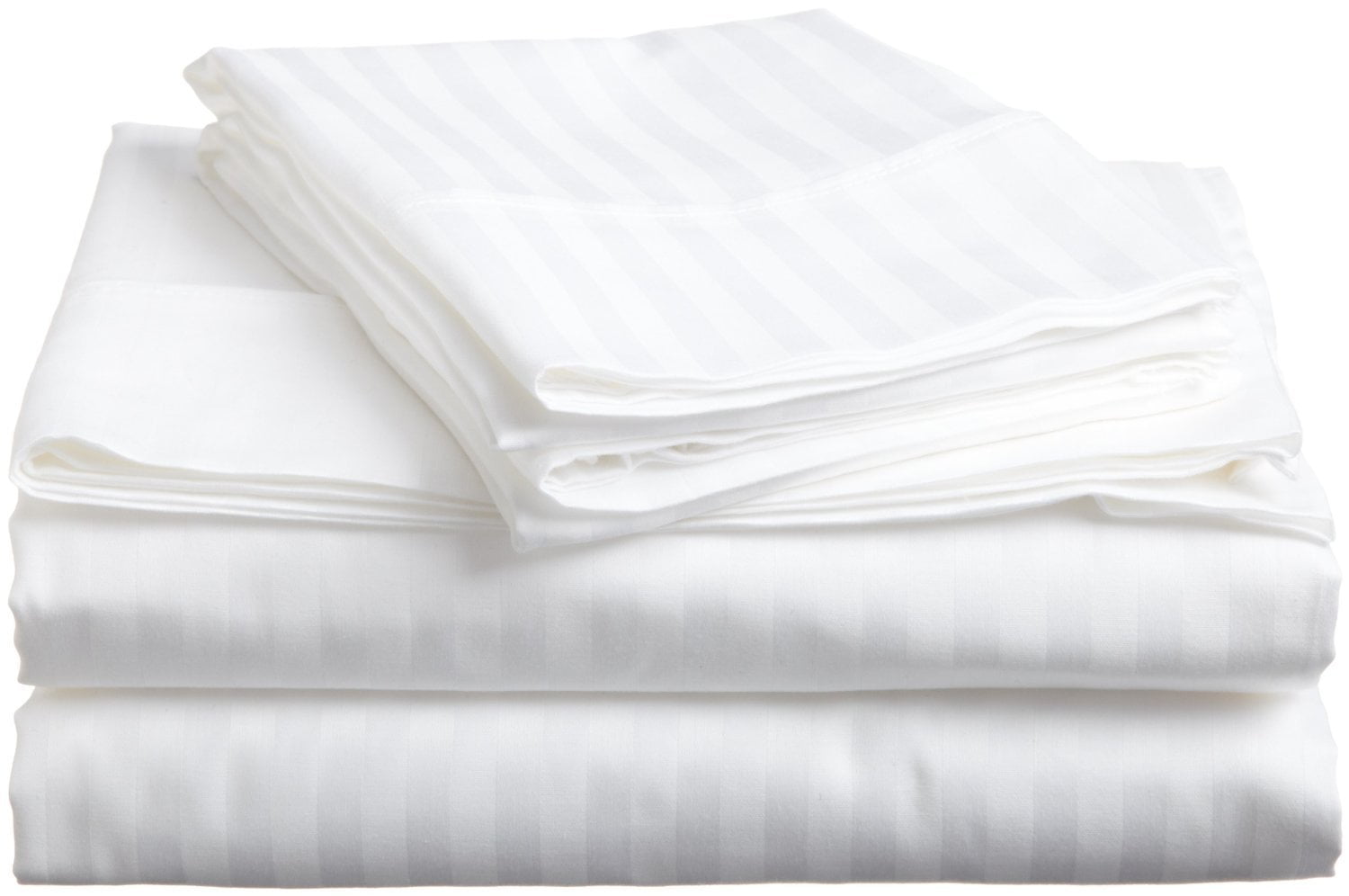 white bed sheets