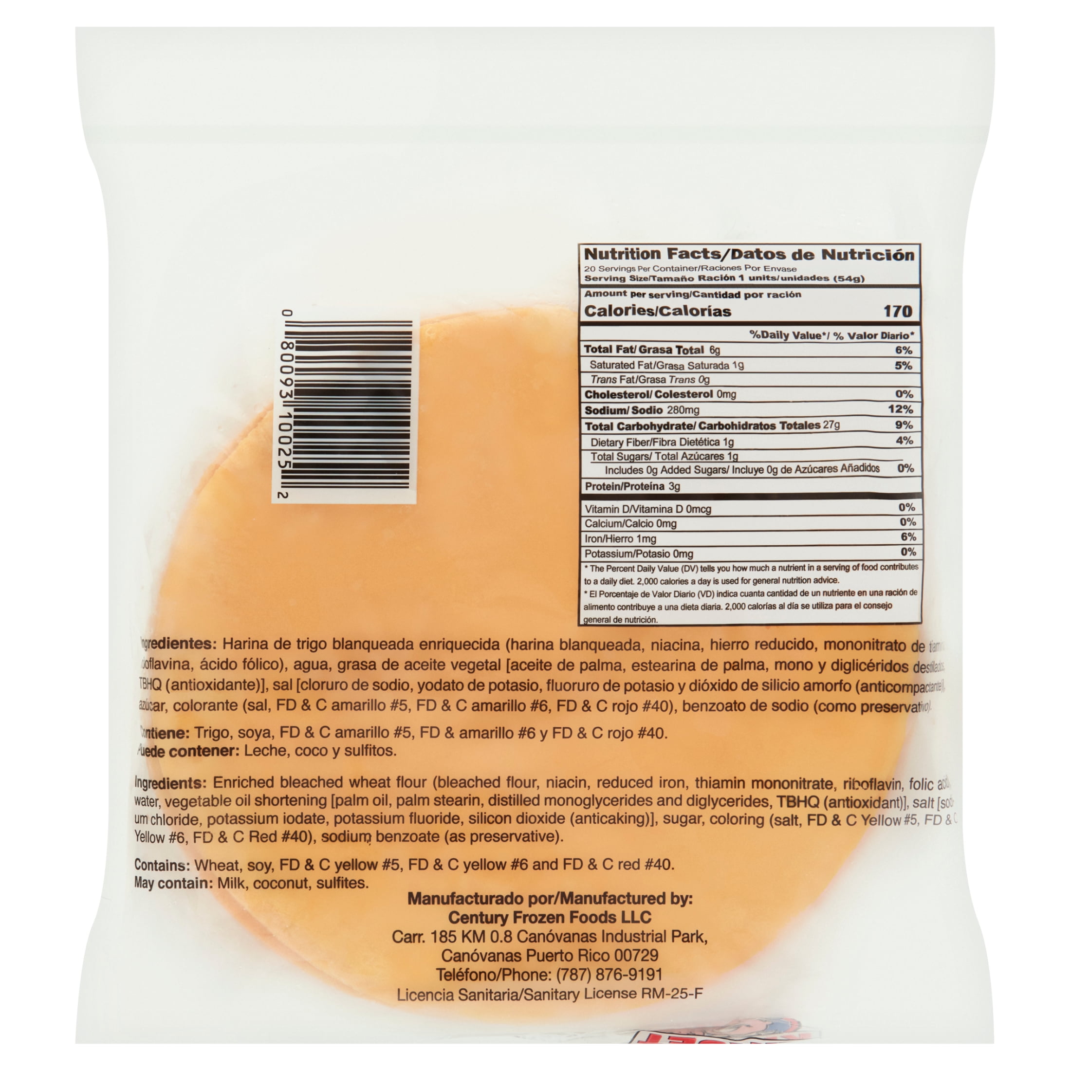 Kikuet Puertorican Style Turnover Shells, 38.0 oz, 20 Count (Frozen)