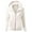 White, variant on Domzest Winter Coats for Women Fleece Zip Up Long Sleeve Fall Jackets Basic Color Casual Faux Fur Warm Trendy Coats Plus Size Zipper Fluffy with Hooded with Pocket Beige L