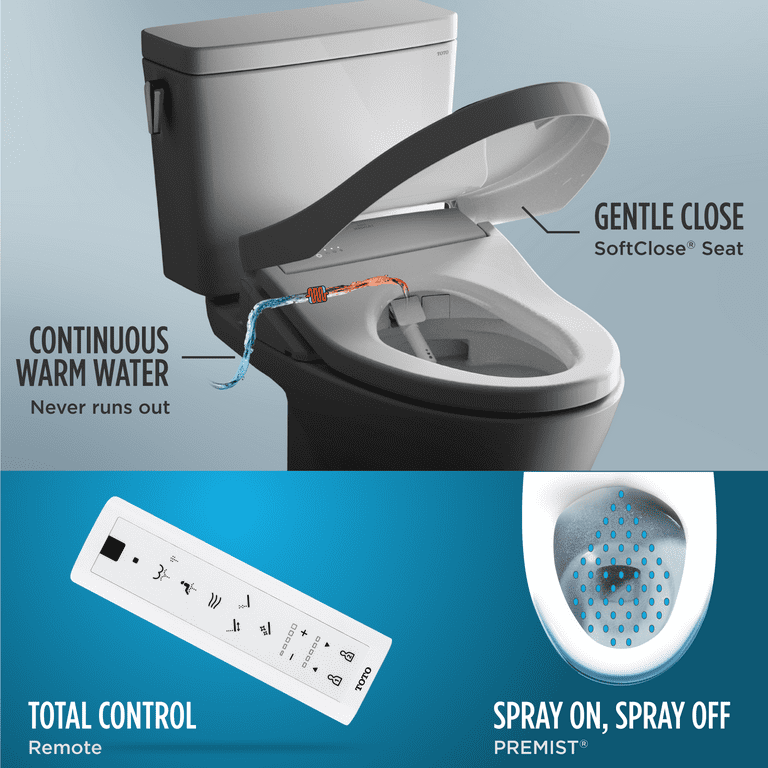 その他 TOTO Warm Water Seat Washlet TCF317 TOTO® WASHLET® K300 Electronic Bidet Toilet Seat with