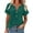 Green, variant on Hurxie Womens Summer Tops Spring Short Sleeve V Neck True Classic T Shirt Casual Cute Fashion Beach Vacation Clothes Green,S