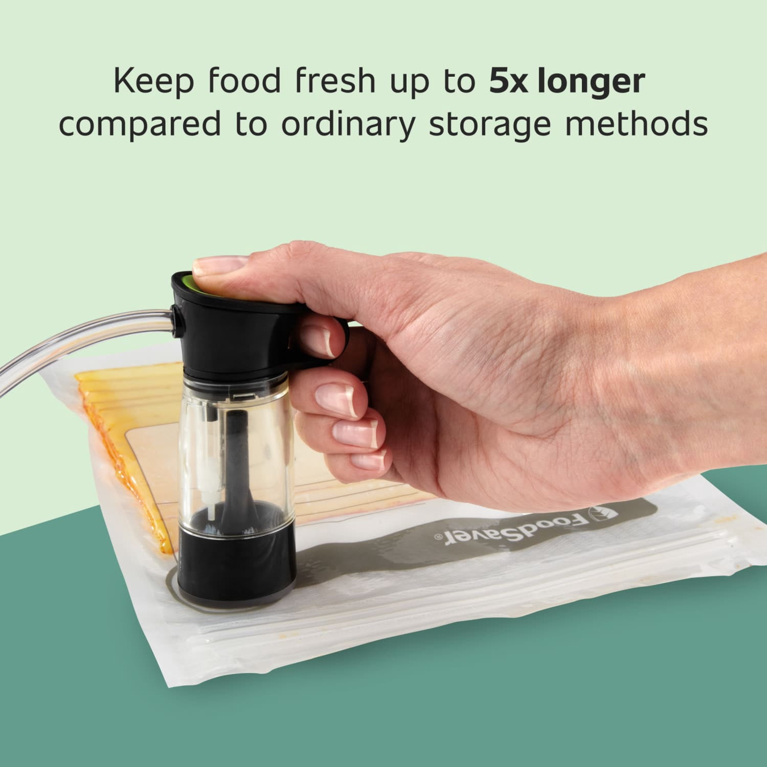 (4 pack) FoodSaver Quart Zipper Vacuum Sealer Bags for Handheld Vacuum Sealers (8" x 9"), 18-Count BPA-Free Vacuum Seal Bags for Food Storage and Meal Prep, Works With FoodSaver Vacuum Sealer Machines