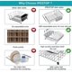 thumbnail image 5 of Expandable Rustproof Stainless Steel Dish Drying Rack with Utensil Holder, 5 of 5