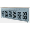 thumbnail image 2 of Jofran Aurora Hills Country Wire-Brushed 6 Door Accent Chest, 2 of 7