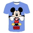 thumbnail image 2 of Camisetas Kawaii de Mickey Mouse para niñas, camisetas con estampado de dibujos animados, camisetas de manga corta de verano de la serie Disney, camisetas de 1 a 14 años de edad, 6 meses Gao Jinjia LED, 2 of 2