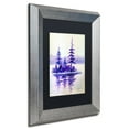 thumbnail image 3 of Trademark Fine Art "Purple Island" Canvas Art by Wendra, Black Matte, Silver Frame, 3 of 4