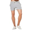 thumbnail image 3 of Men Summer Jogger Sweat Shorts Casual Gym Running Shorts Solid Color Workout Athletic Pants, 3 of 7
