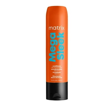 Matrix Mega Sleek Conditioner | Controls Frizz Leaving Hair Smooth & Shiny | With Shea Butter | For Natural and Color Treated Frizzy Hair Types | Salon Professional Conditioner