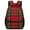 style-12, variant on Red Colored Diamond Grid Backpack Durable Laptop Canvas BagsBusiness Daypack for Men Women