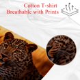 thumbnail image 2 of Tshirts Shirts for Men,Tshirts Shirts for Women,Jungle Animal Leopard Pattern,2XL, 2 of 5