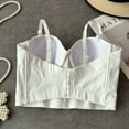 Fashion Tank Top for Women with Built in Bra Beading Spaghetti Strap