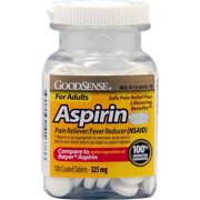 Good Sense Aspirin -- 325 Mg - 100 Coated Tablets