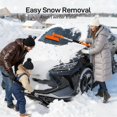 thumbnail image 5 of Realyou Cepillo De Nieve Para Coche De 49,2 Pulgadas Y Raspador De Hielo Para Parabrisas De Coche, Pala De Nieve Extensible 3 En 1 Con Cabeza Ancha, Cabezal De Cepillo De Nieve Pivotante De 180 Y Agar, 5 of 5