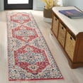 thumbnail image 2 of SAFAVIEH Luna Brendanus Medallion Runner Rug, Beige/Rust Blue, 2'2" x 9', 2 of 7