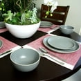 thumbnail image 3 of Gibson Home Rockaway 12 Pieces Dinnerware in Matte Blue Set, 3 of 4