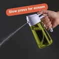 thumbnail image 3 of CXINYI 16 oz Glass Olive Oil Dispenser for Kitchen, 2 in 1 Oil Sprayer Bottle for Cooking, Salad, BBQ and Frying, Purple, 3 of 6