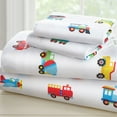 thumbnail image 6 of Wildkin Kids 5 Pc Twin Microfiber Bed in a Bag for Boys & Girls (Trains, Planes & Trucks Blue), 6 of 9
