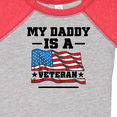 thumbnail image 4 of Inktastic My Daddy is a Veteran Boys or Girls Baby Bodysuit, 4 of 5