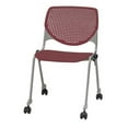 thumbnail image 5 of KFI Studios KOOL Armless Stacking Chair with Casters, Light, 5 of 7